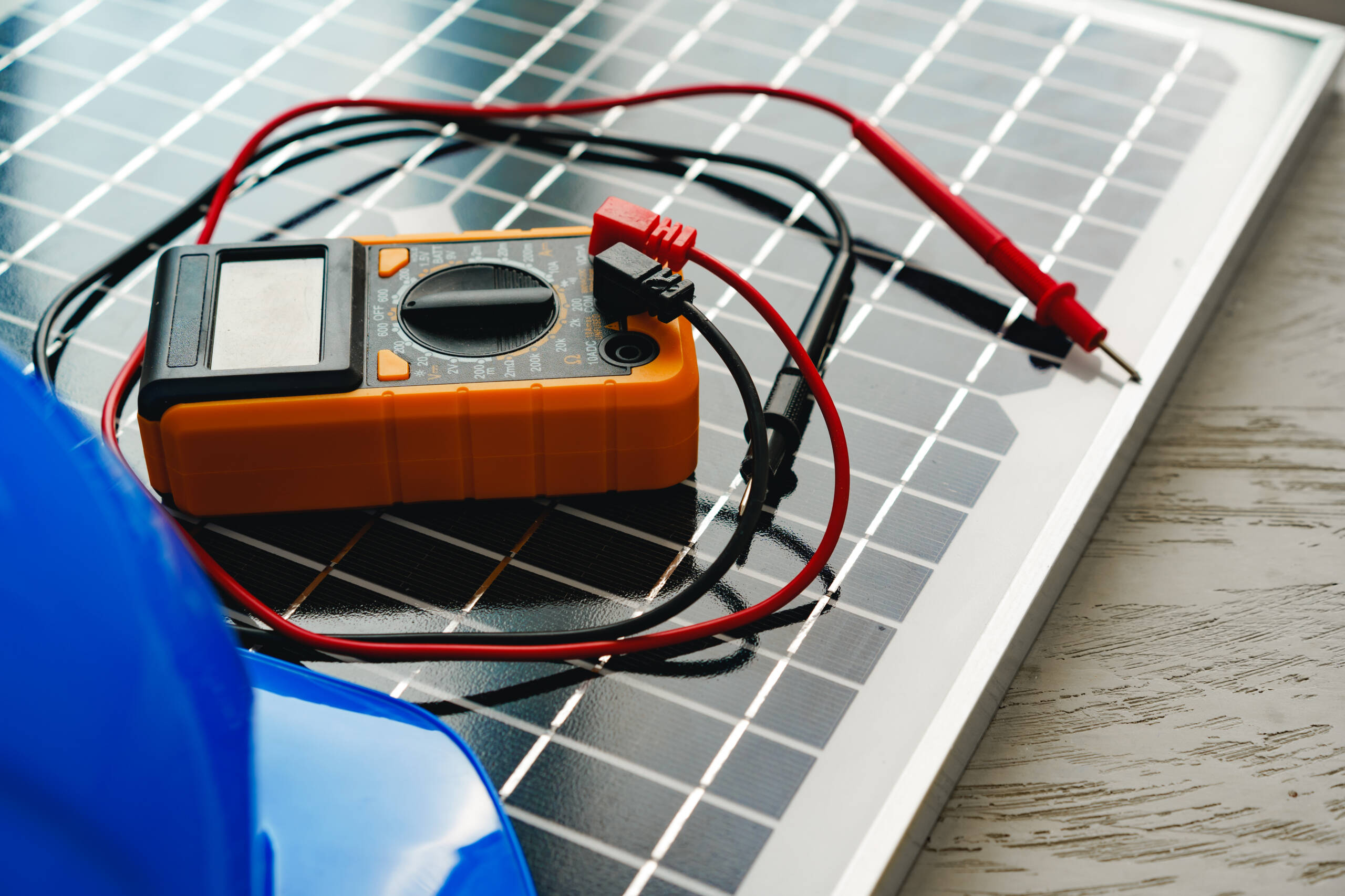 Alternative energy solar power panel close up studio shot